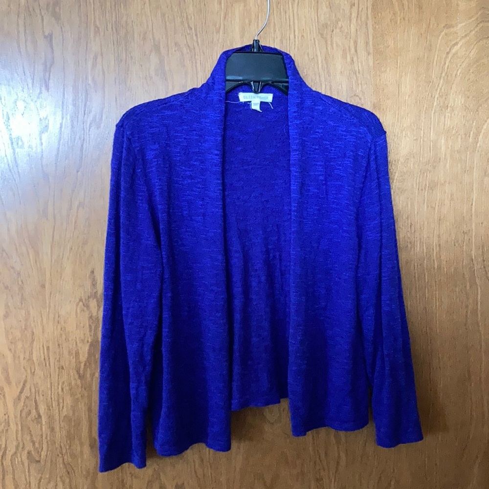 Eileen Fisher dark blue cardigan